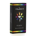 Линзы контактные, OKVision (ОКей Вижен) 2 шт Фьюжен bc 8.6 мм Green/ Yellow (-3.00)