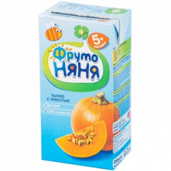 Сок Фрутоняня тыква с мякотью с 4 мес 200 мл