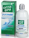 Раствор для ухода за контактными линзами, Opti-Free (Опти-фри) 300 мл Пюрмоист с контейнером