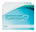 Линзы контактные, PureVision 2 (Пюэвижн 2) 6 шт bc 8.6 (-6.00)
